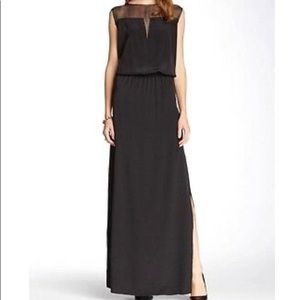 Nicole Miller Jaden Pico Edge Maxi Dress - Black